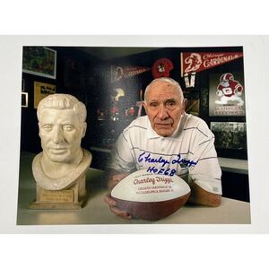 Charley Trippi Signed Photo 8X10 HOF 68 Inscribed Chicago Cardinals
